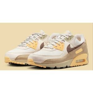 Nike Air Max 90 Light Bone/Black IB6392-002 Brand New In Box 100% Authentic 8.5M